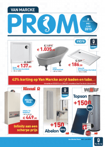 Promo krant Van marcke